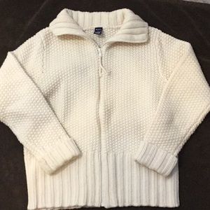 EXCELLENT Condition zip-up lambswool large sweater